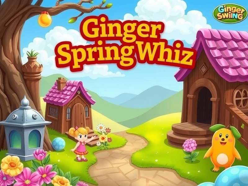 Ginger Spring Whiz Game Screenshot